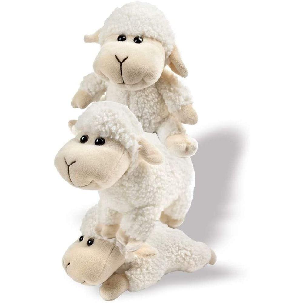 Pelúcia Animal Carneiro Cordeiro Pelúcia Brinquedo 3 Pcs