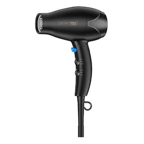 INFINITIPRO BY CONAIR Mighty Mini Compact Lightweight Professional Hair Dryer com Motor AC, Preto