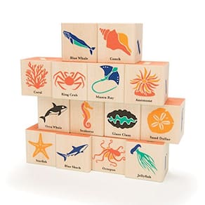Uncle Goose Ocean Blocks - Fabricado nos EUA