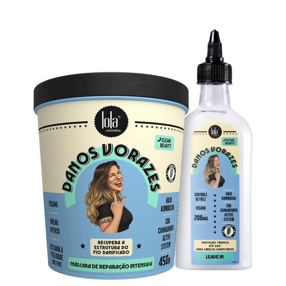 Kit Lola Cosmetics Danos Vorazes Home Care (2 Produtos)