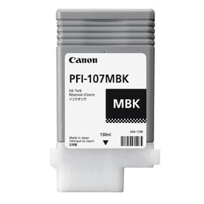 Cartucho Plotter Canon PFI 107 MBK Matte Black