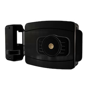 Fechadura mini AGL 42mm chave tetra 12v interna preta AGL