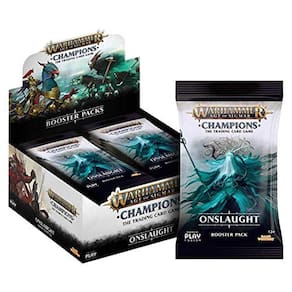 PlayFusion Warhammer Age of Sigmar: Champions Wave 2: Onslaught Booster Display (24) englis