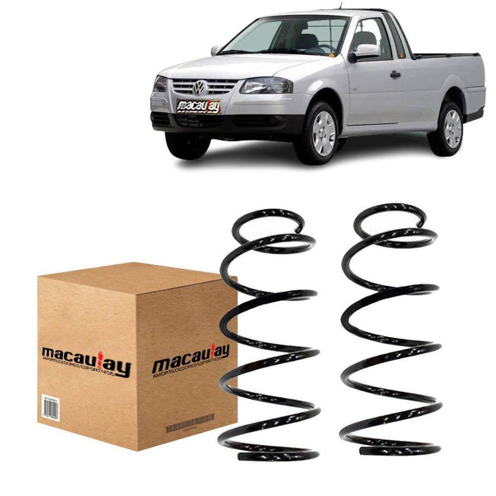 Par De Molas Convencionais Dianteiras Vw Saveiro G2 G3 G4