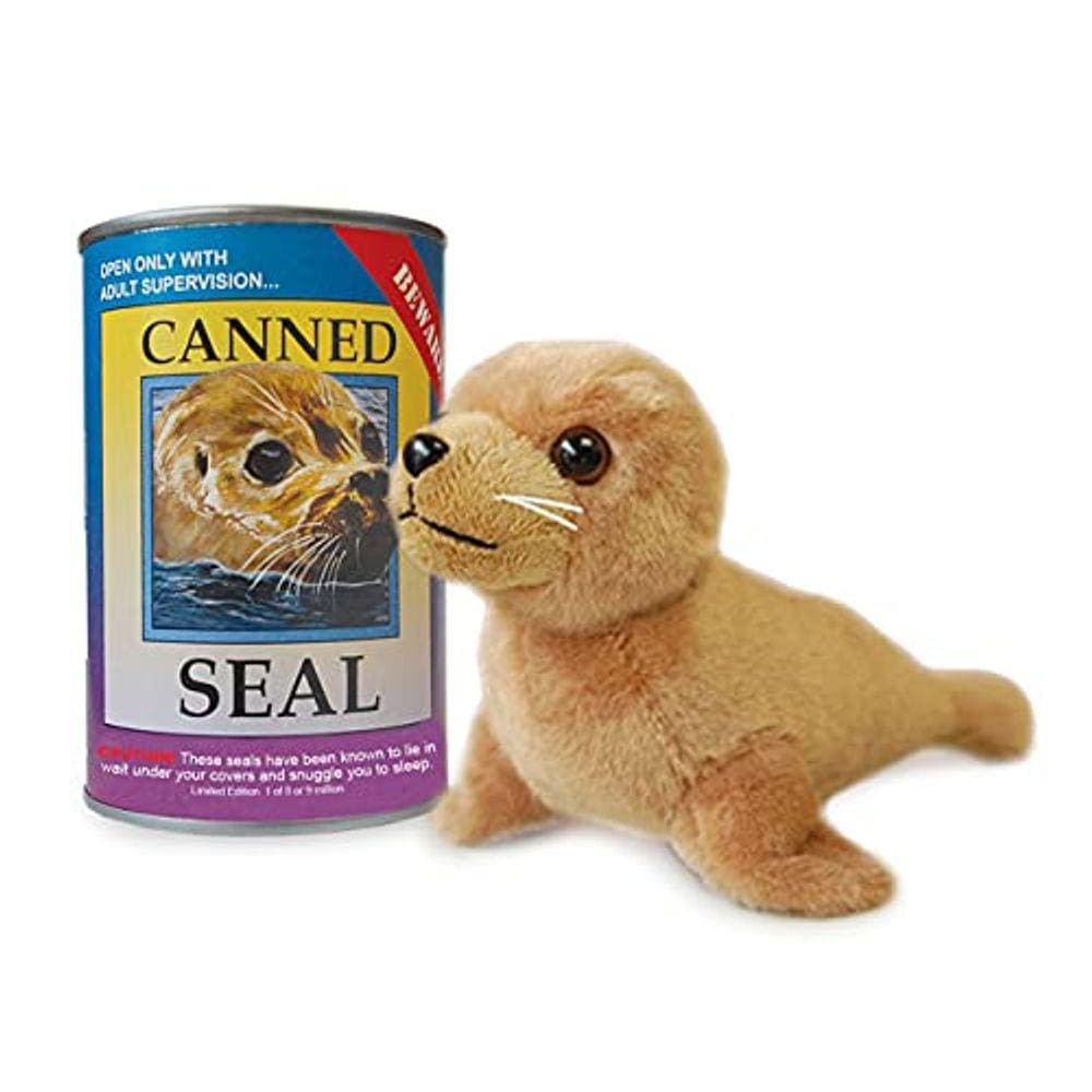 Bichos Enlatados Stuffed Animal: Seal 6”