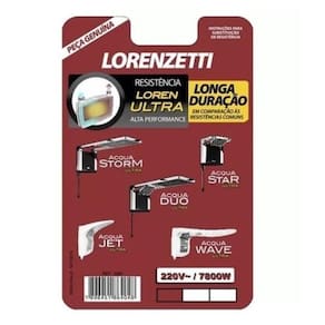 Resistência Lorenzetti Acqua Ultra 220v 7800w 3065-b