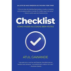 Checklist - Como Fazer As Coisas Bem-Feitas