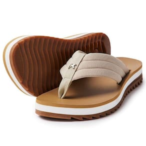 Chinelo Kenner Kyra Confy Feminino - Branco e Bege