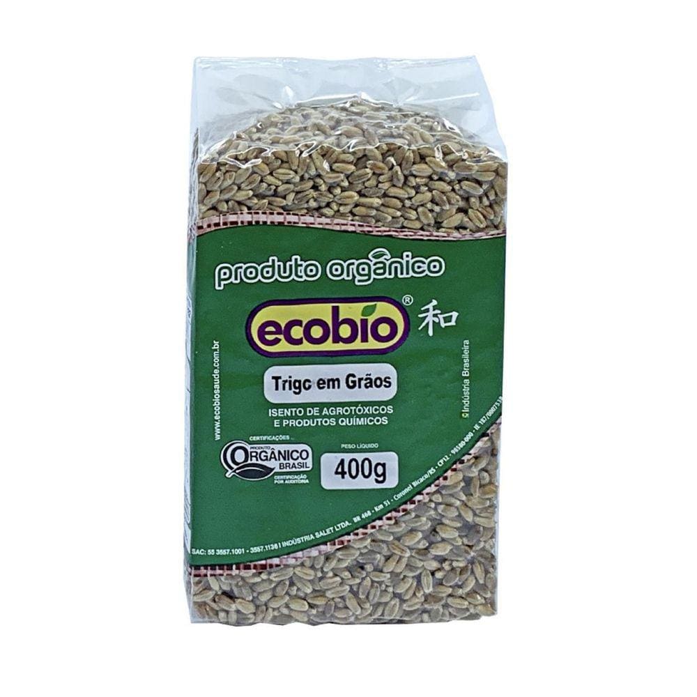 Kit 3 Trigo Em Grãos Orgânico Ecobio 400G
