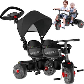 Carrinho de Passeio e Pedal Bandeirante Moto Smart Duo Capota