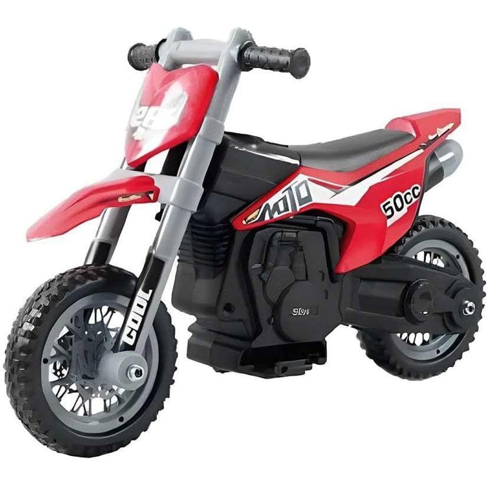 Moto Elétrica Infantil BZ R1 12V Vermelha com Rodinhas de Apoio, Música e  Luzes BARZI MOTORS