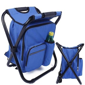 Cadeira Mochila Banco Banqueta Bolsa Semi Termica Conserva Alimentos Bebidas Pescaria Praia Piquenique Pesca Fila Espera