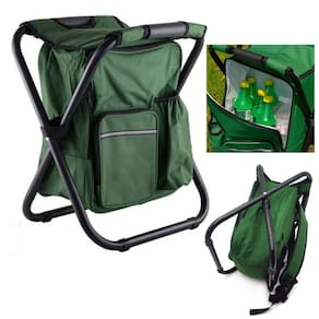 Cadeira Mochila Banqueta Bolsa Semi Termica Fila Espera Pesca Camping Acampamento Ar Livre Pescaria