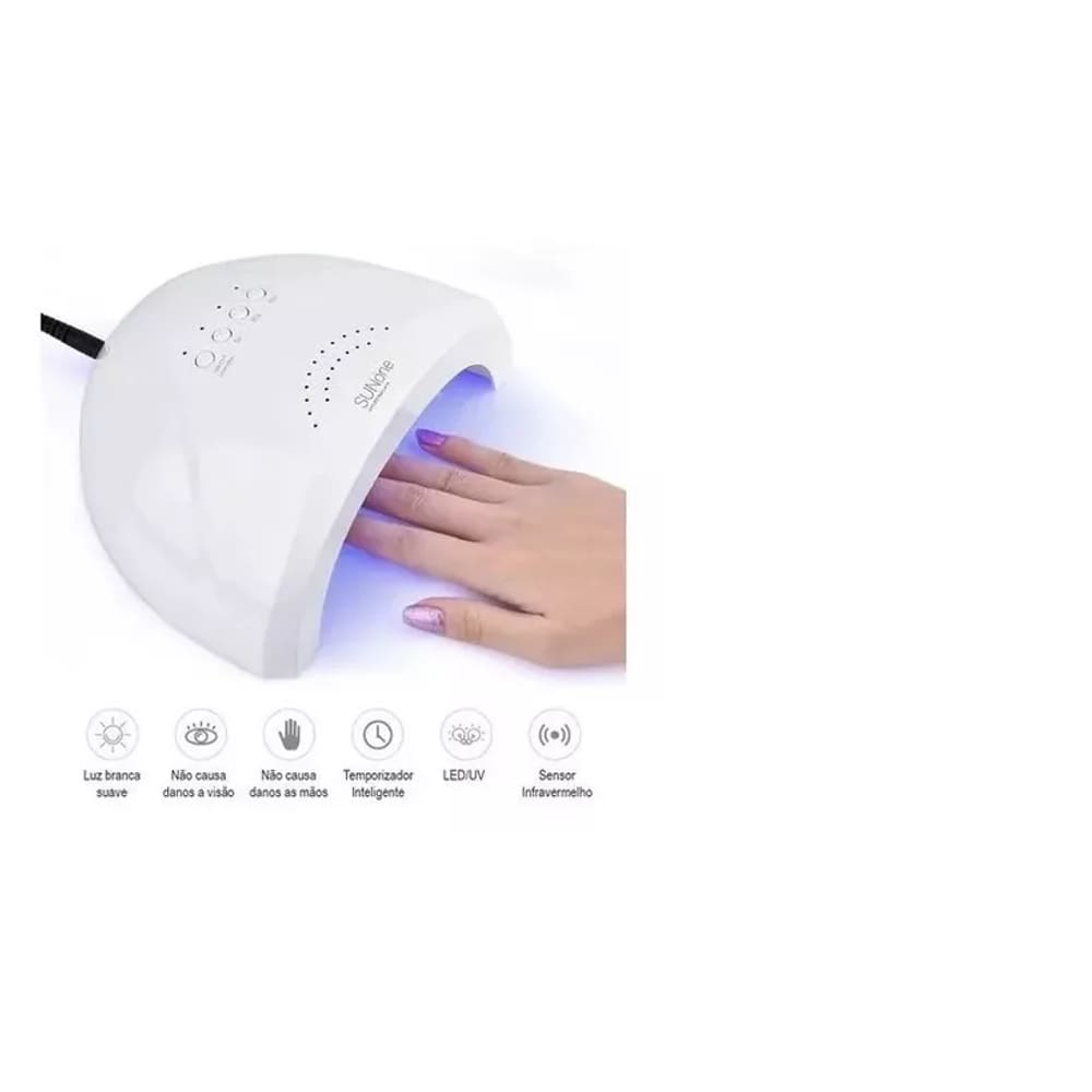 Cabine Secadora Unha Sun One 48w Profissional