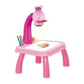 Mesa Divertida Das Princesas Projetora Desenhos Dm Toys 6419