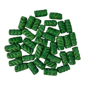 Kit Com 10 Firmas Frisadas 22Mm Verde Murano Guias