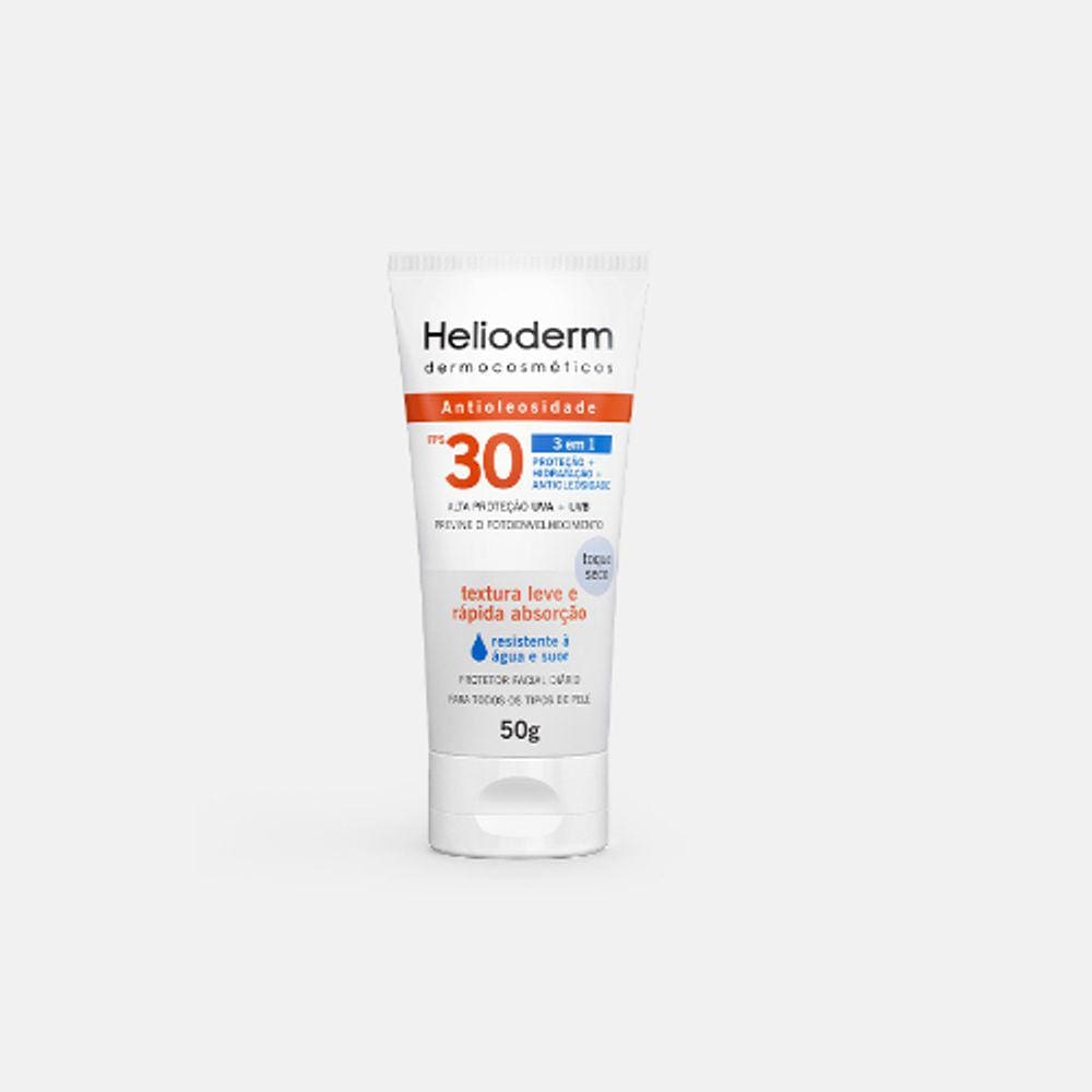 Helioderm Antioleosidade Toq.seco Fps30 Facial 50g