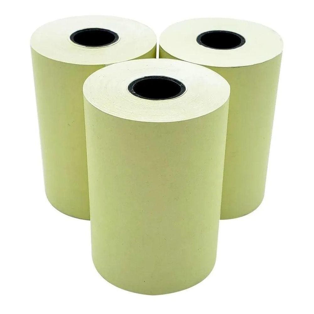 Bobina Térmica 57X10 58Mm P/Maquininha Cartão Crédito 50 Un