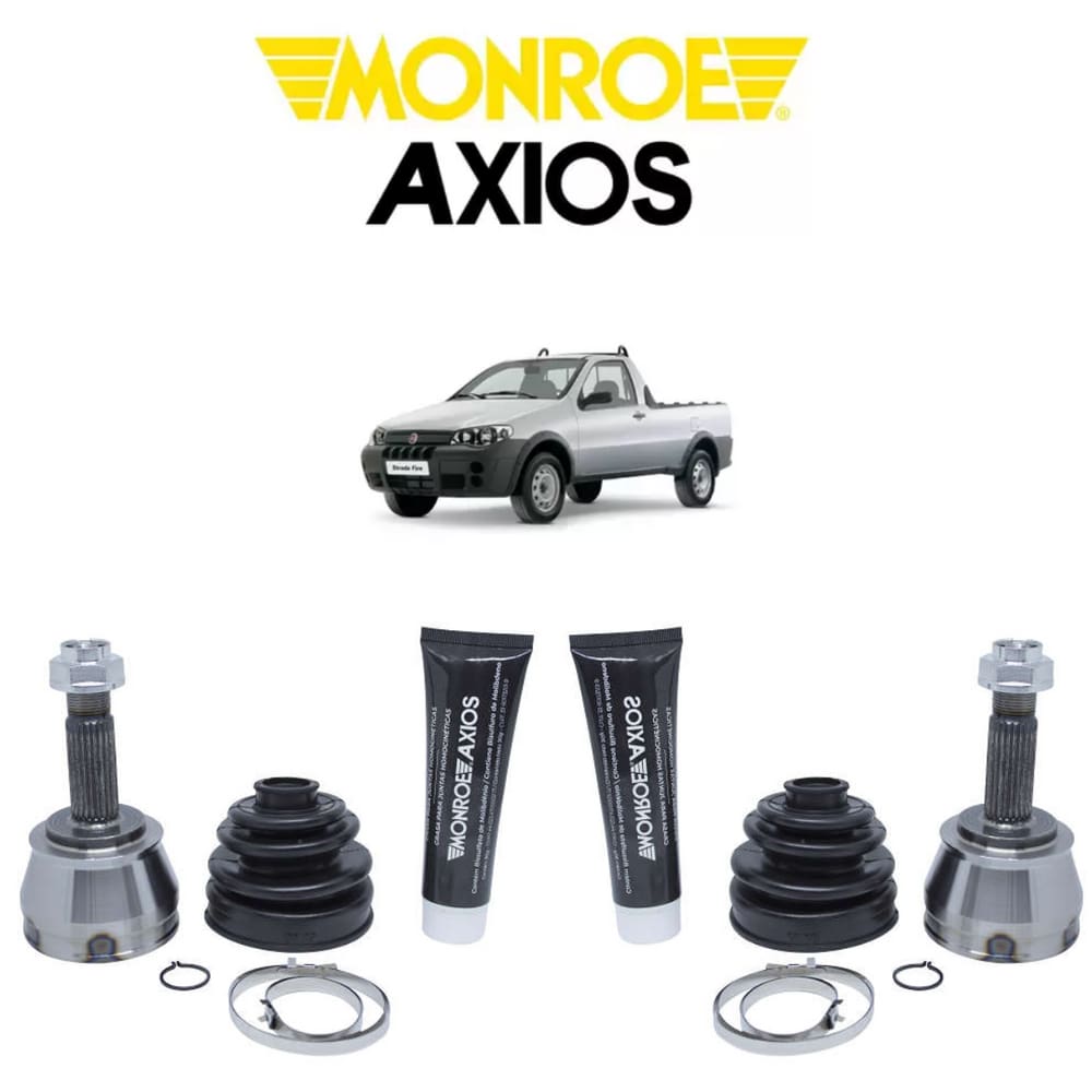 2 Junta Homocinética Axios Fiat Strada Fire 1.3 2000 A 2006