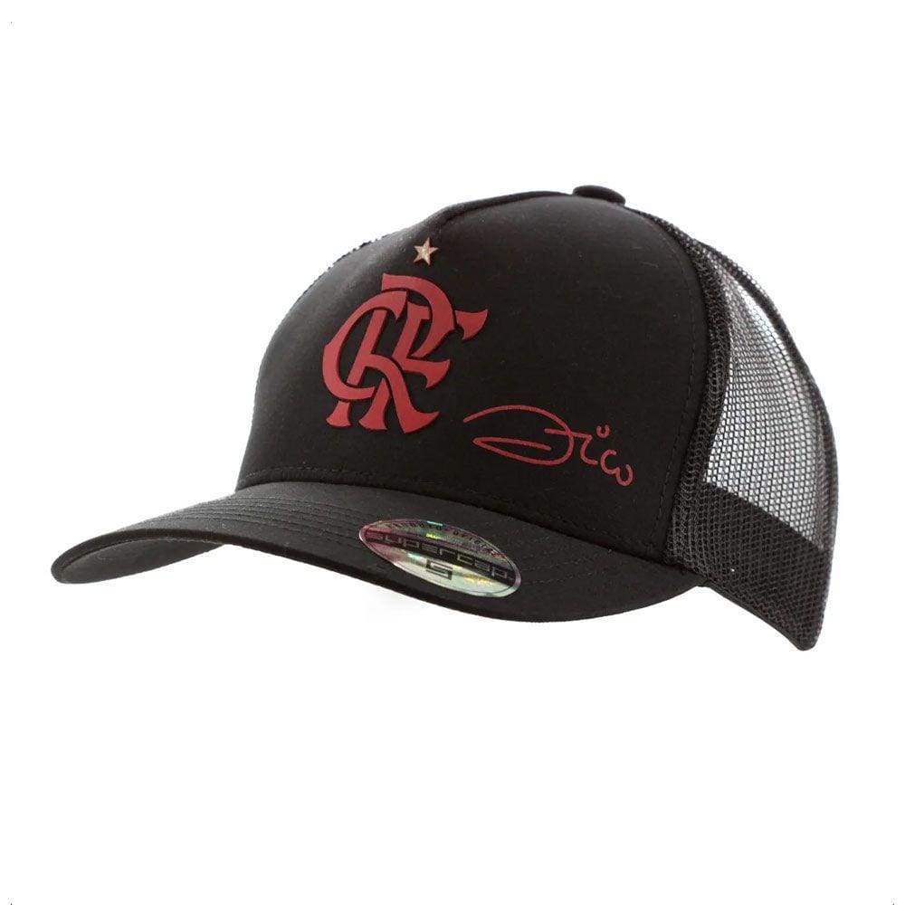 Boné Flamengo Zico 3D Trucker Bordado