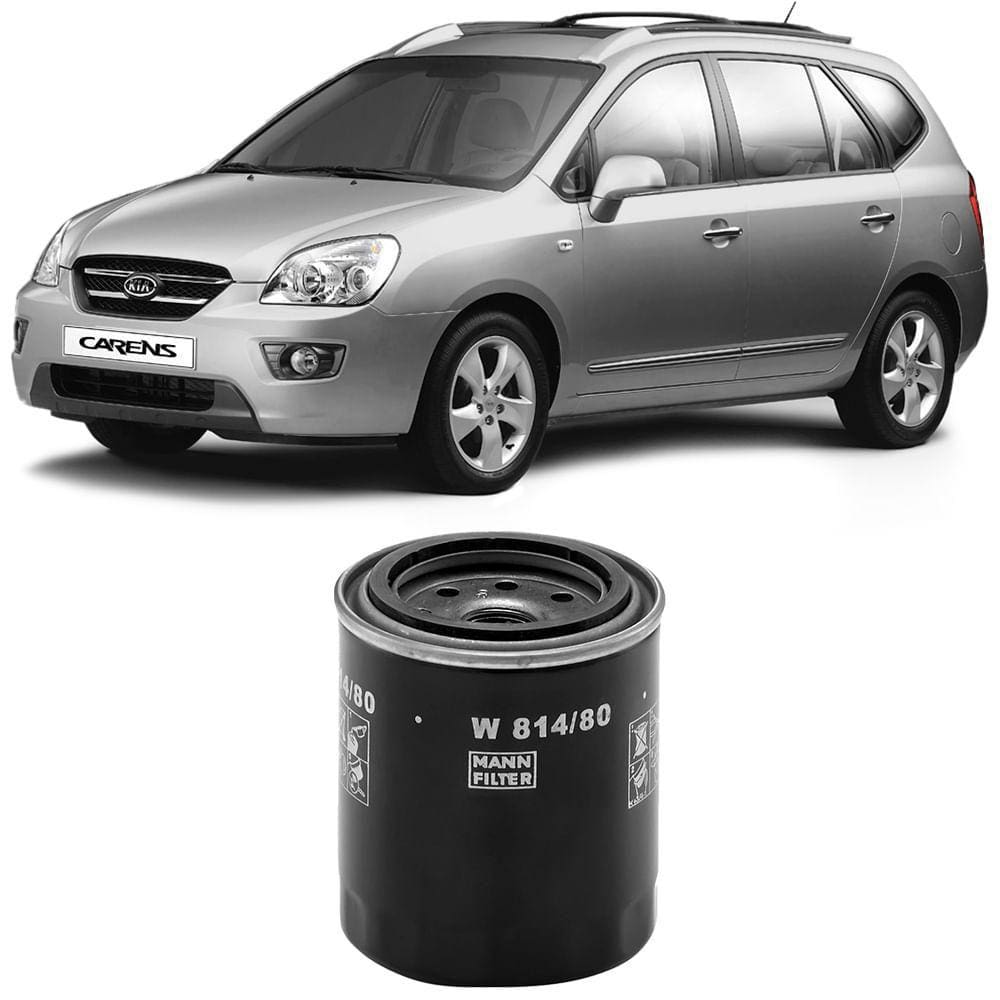 Filtro Óleo Kia Carens Sportage Gasolina MANN-FILTER W814/80