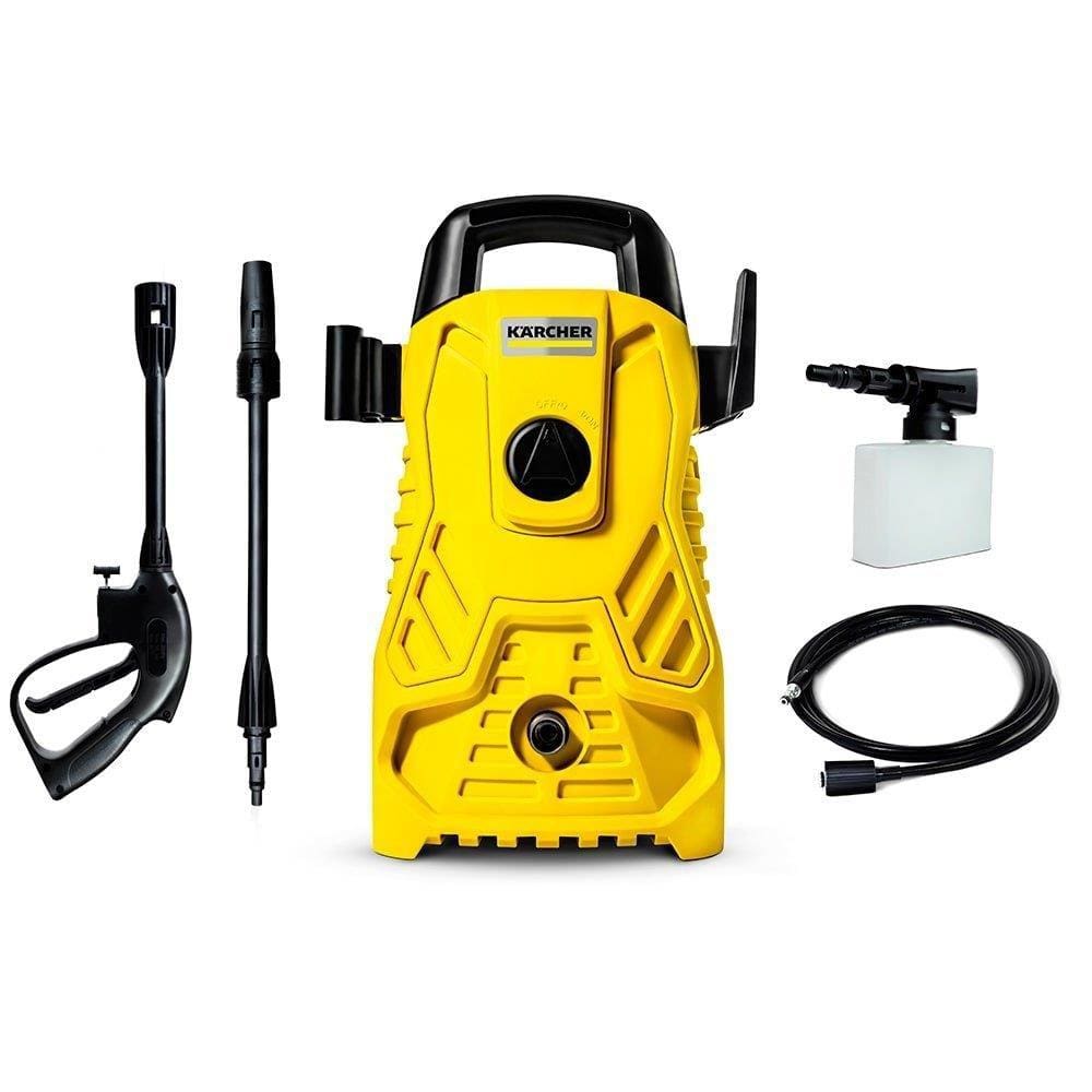 Lavadora de Alta Pressão Karcher Compacta 1500 PSI 1400W Amarelo/Preto