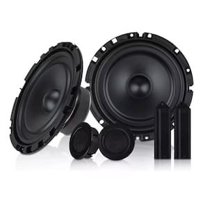 Par Alto Falante 6 Polegadas Bomber 120W + 2 Tweeters + 2 Crossovers