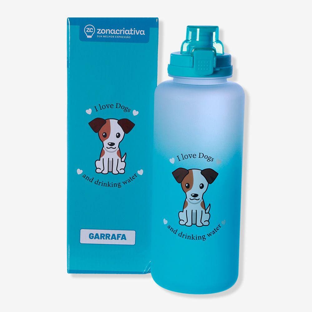 Garrafa Max Pets I Love Dogs 1,65 Lt - Zona Criativa