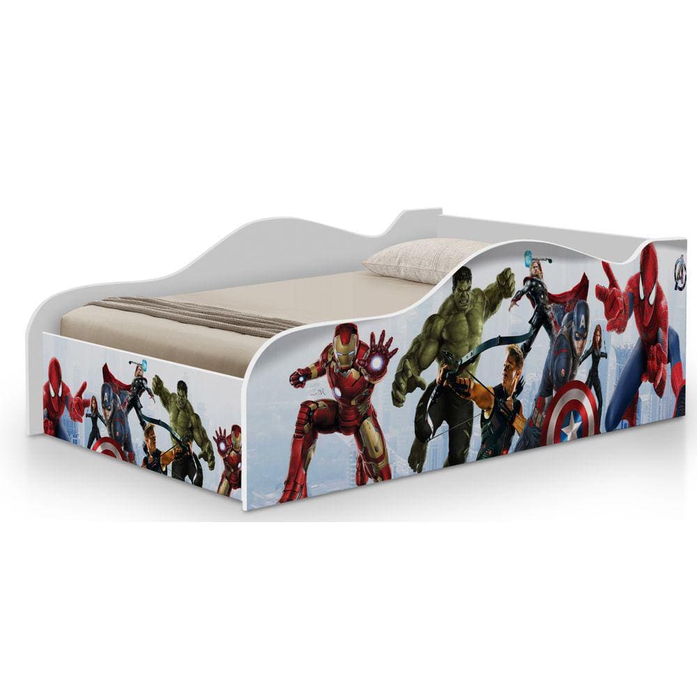 Cama Infantil Proteção Lateral Vingadores