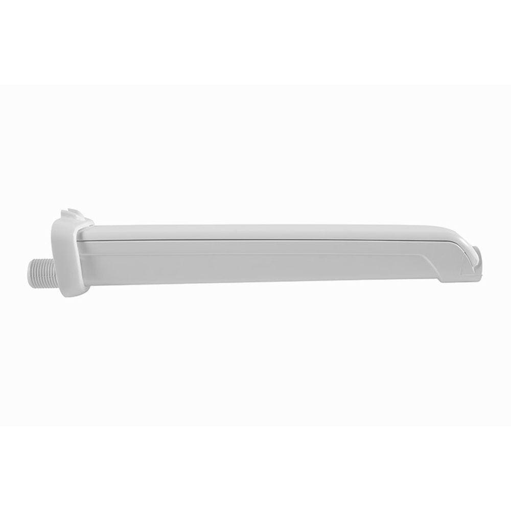 Cano Braço de Chuveiro Embutir Fios PVC Branco 40cm Astra