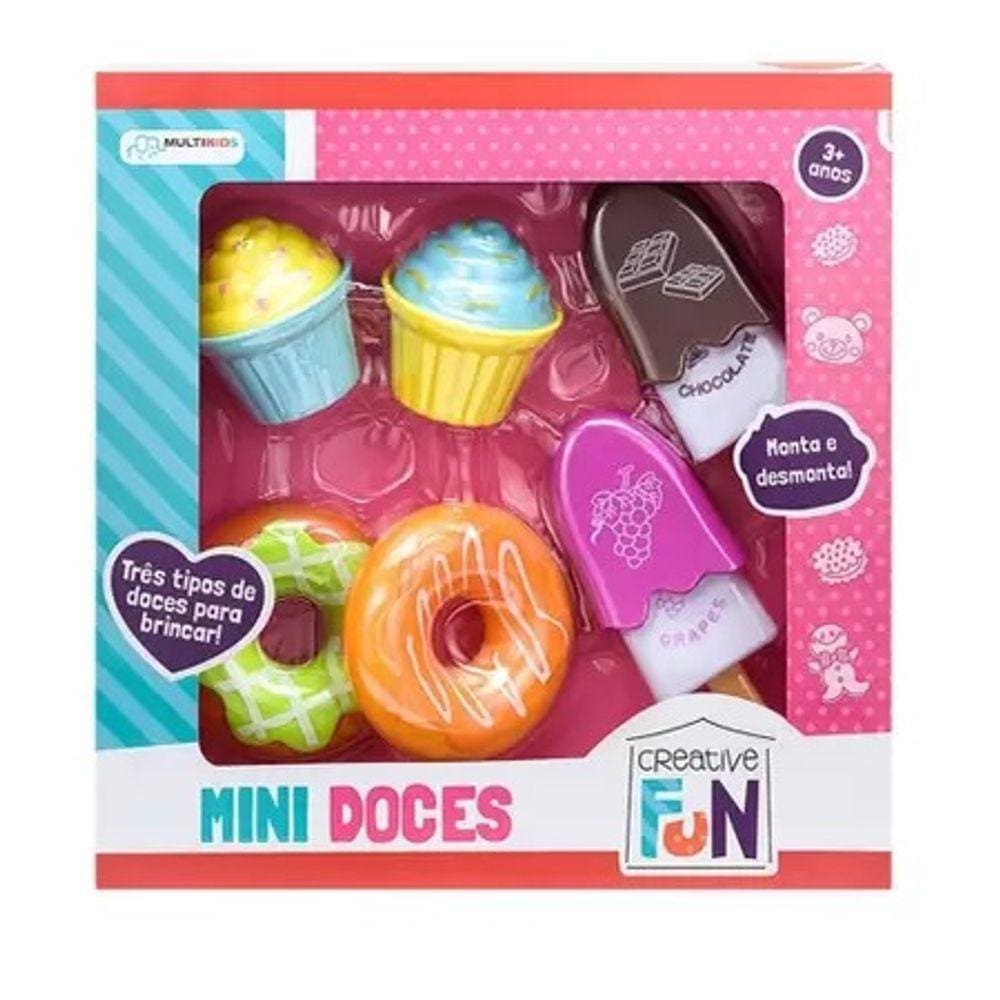 Mini Doces Monta E Desmonta Creative Fun Multikids Br601