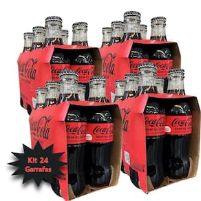 Coca Cola Sem Açucar Vidro 250Ml 24 Garrafas