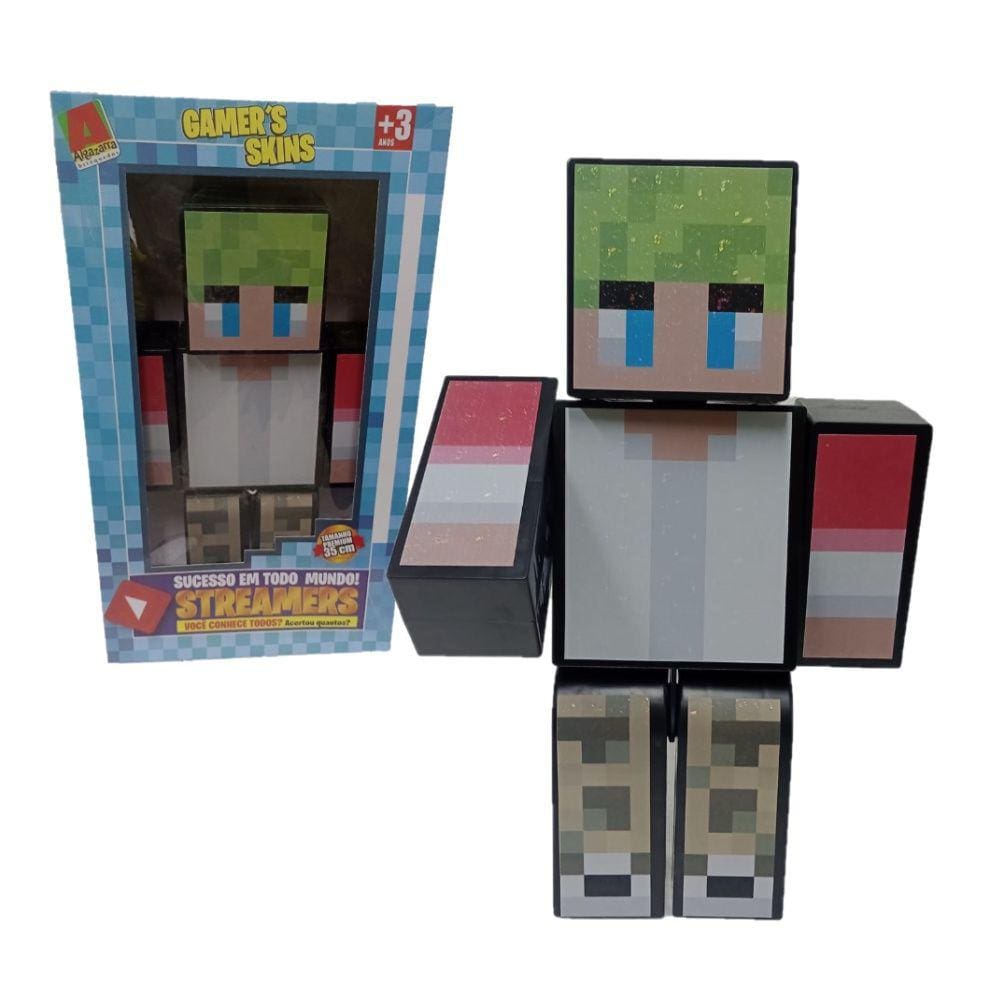 Boneco Minecraft Lopers 25cm Gamers Streamer Original