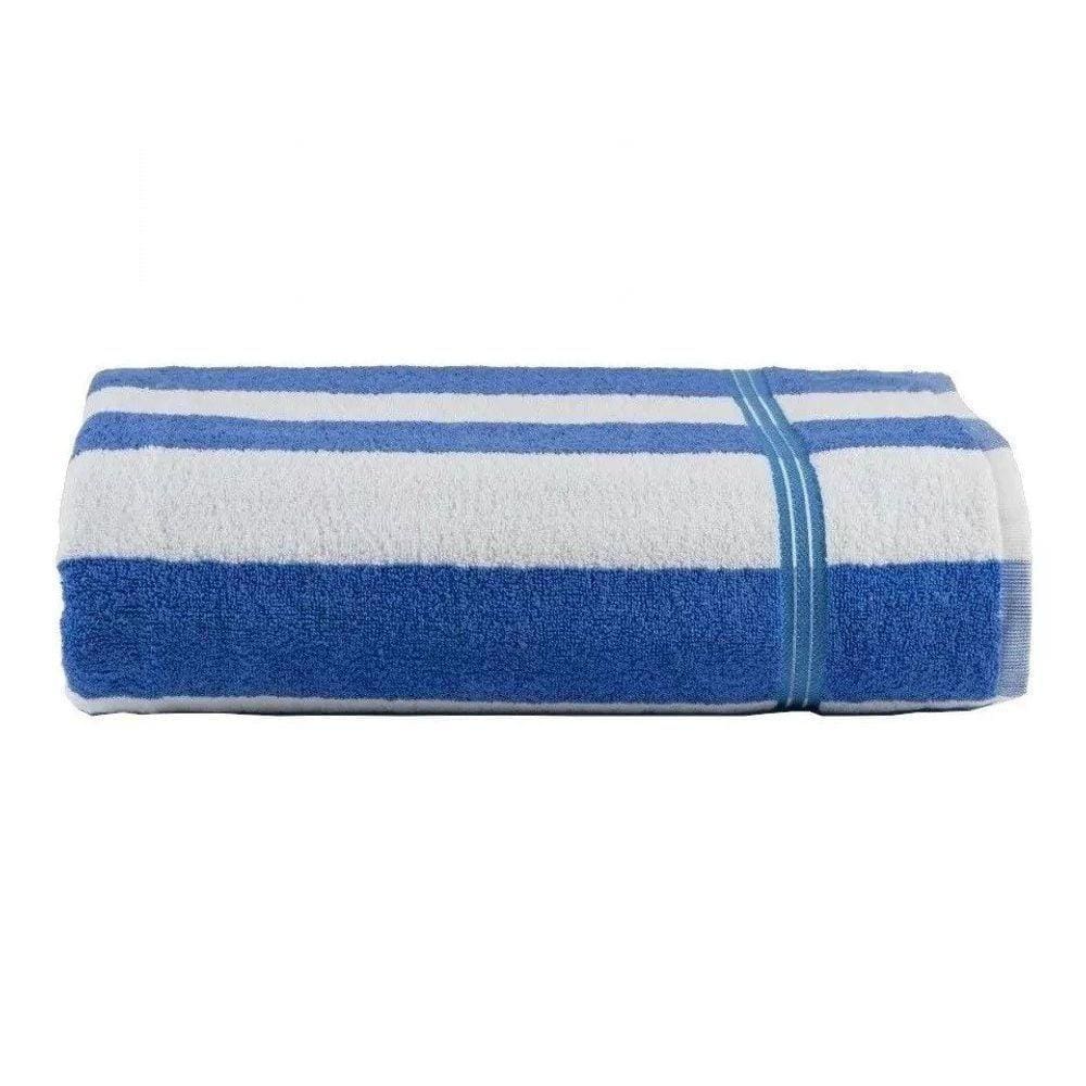 Toalha De Praia Ipanema 80x150cm Lufamar Azul