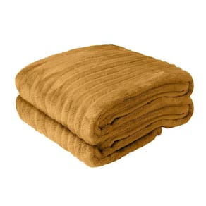 Manta Cama Casal Soft Premium 180x230cm Belchior Mostarda
