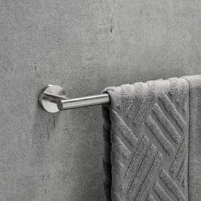 Porta Toalha de Banho Inox Tarsila Bela Metais Escovado