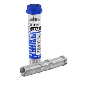 Tubo De Solda Estanho Western 1mm P/ Eletrônicos 25gr.