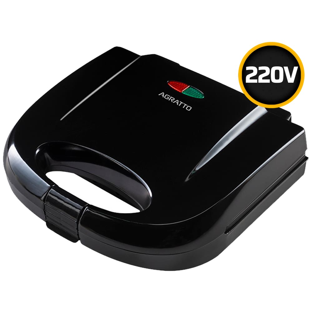 Grill Sanduicheira Eletrica Antiaderente 750w 220v Preta