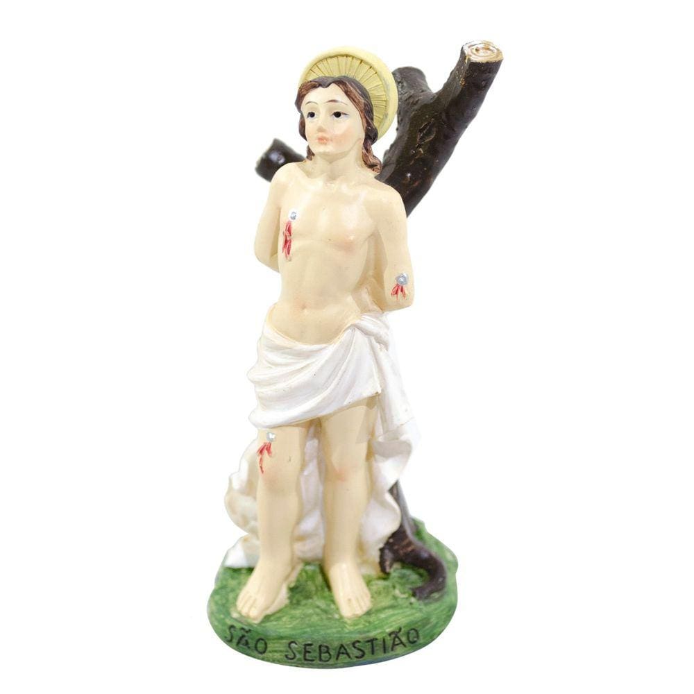 Imagem Estátua São Sebastião 10cm - Enfeite Resina