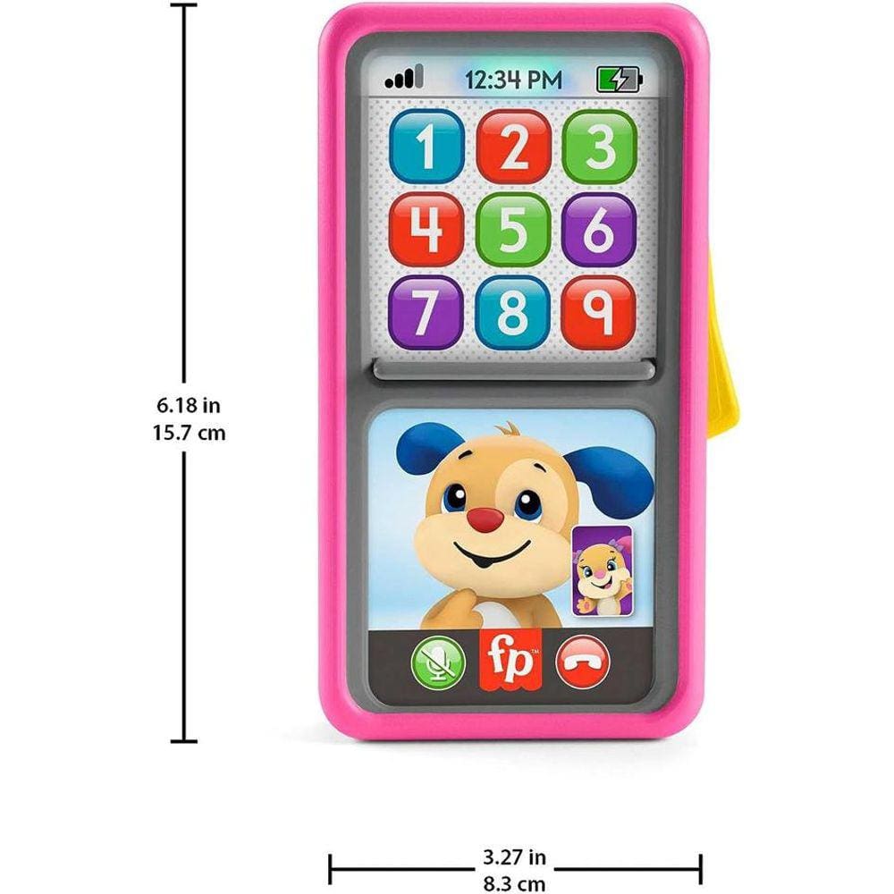 Fisher-Price Brinquedo Telefone Deluxe De Aprendizagem Rosa