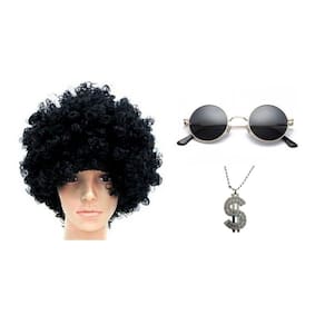 Fantasia Hippie Anos 80 Mc Adulto 3 Peças Festas