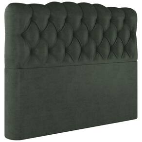 Cabeceira Casal 138 cm Milan Veludo Verde Soon