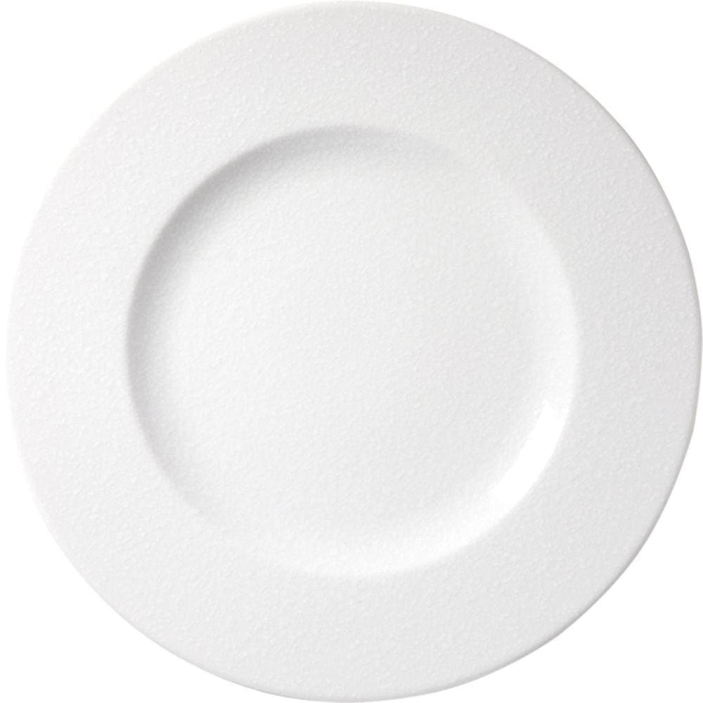 Prato Sobremesa Tramontina Porcelana Jateada Quartzo 21Cm