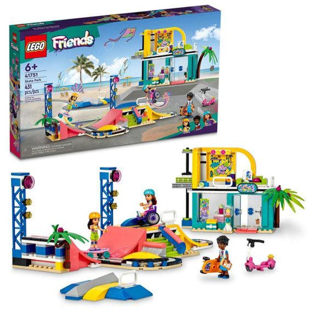 Lego friends pista de skate (431 peças)
