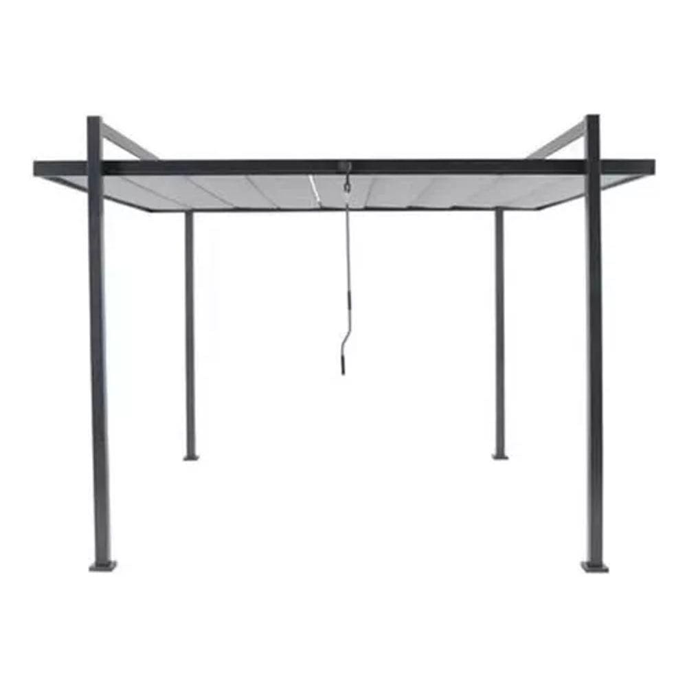 Pergolado De Alumínio Tenda Retrátil 308x350cm - Marbella