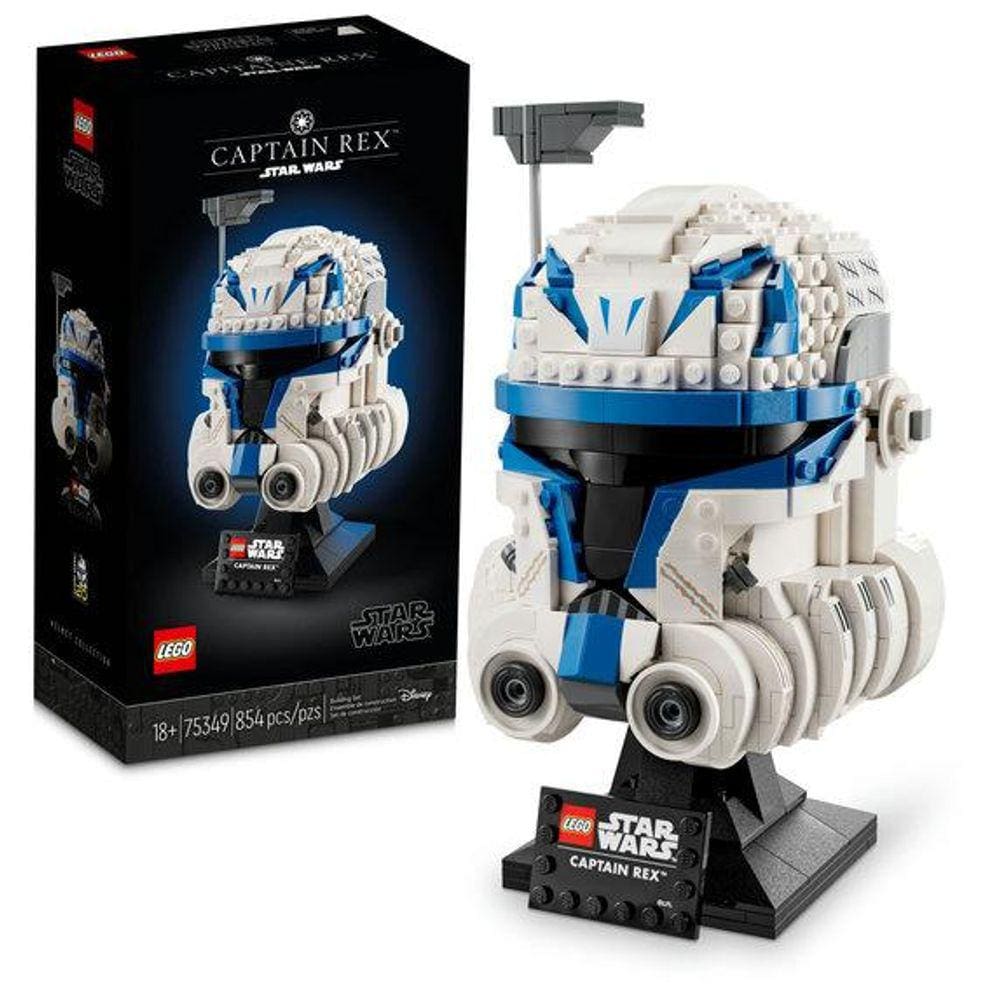 Lego star wars capacete do capitão rex (854 peças)