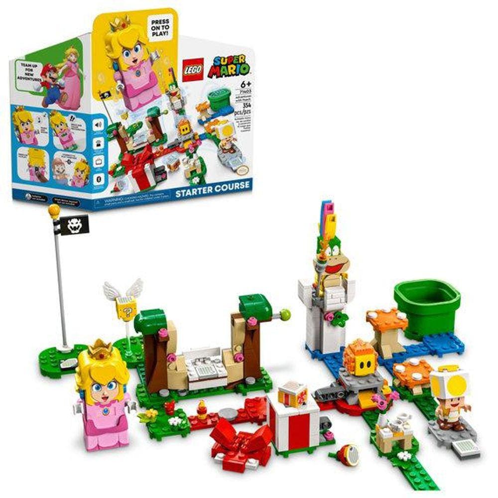 Lego super mario pack de início aventuras com peach (354 peças)