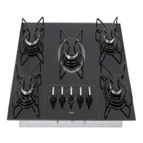 Fogão cooktop gás Consul CD075 preto 127V/220V