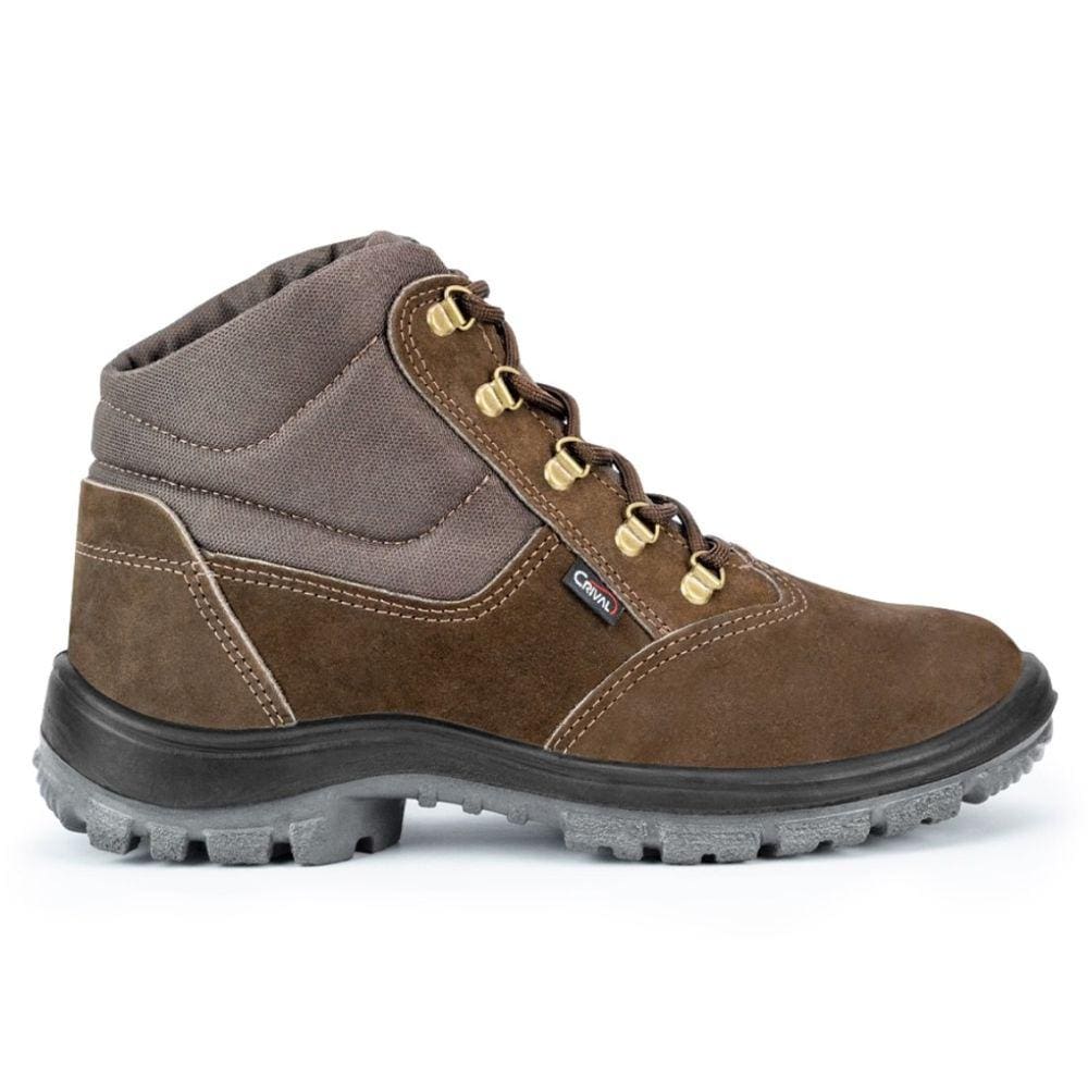 Bota Nobuck Café 3 Gomos Bico Pvc Numero 41 Crival