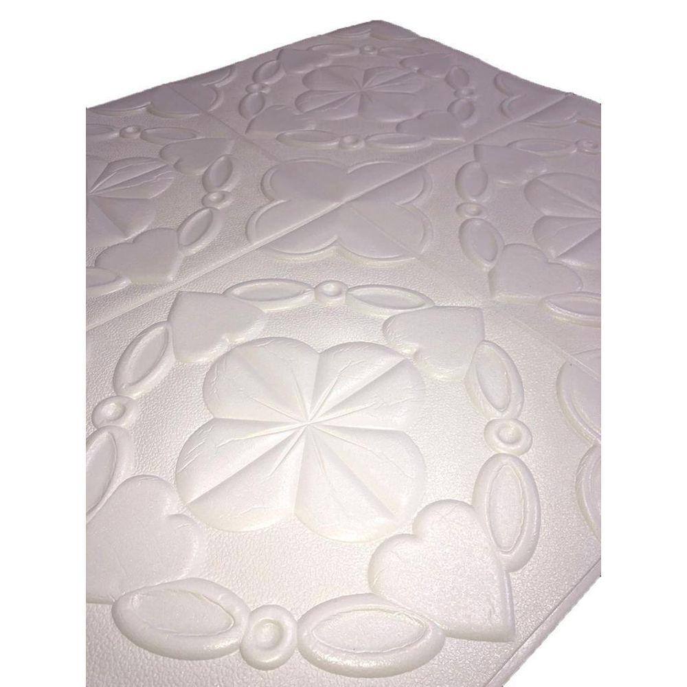 25 Placas Espuma 3D Autoadesiva Modelo Floral